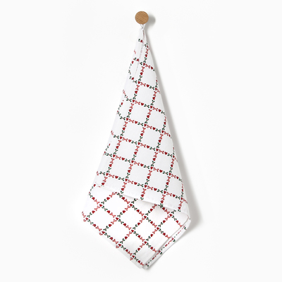 Полотенце «Этель» Flower Cage, 40×73 см, 100% хлопок, рогожка 186 г/м²