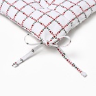 Подушка на стул «Этель» Flower Cage, 40×40 см, белая - Фото 6