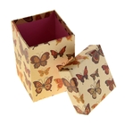 Набор коробок 3 в 1 крафт "Бабочки", 12,5 х 12,5 х 16 - 8,5 х 8,5 х 12,5 см - Фото 2