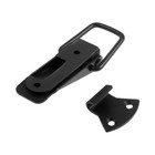 Замок-защелка на ящик, 7.5 см, железный, черный, с проушиной, 4 шт. - фото 38092737