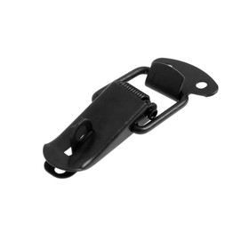 Замок-защелка на ящик, 3,5 см, железный, цвет черный, с проушиной, 4 шт