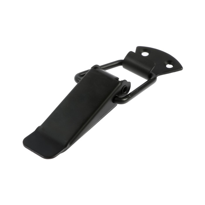 Замок-защелка на ящик, 7.5 см, железный, черный, 4 шт.