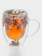 Набор кружек с двойными стенками Доляна «Сухоцвет», 350 мл, 12.5×9×11.7 см, 2 шт., стекло, прозрачный - Фото 4