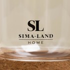 Стакан SL Home «Алькорноке», 300 мл, 8×12 см, с двойными стенками, на пробковой подставке, стекло, прозрачный - Фото 7