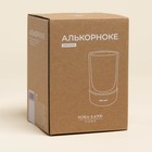 Стакан SL Home «Алькорноке», 300 мл, 8×12 см, с двойными стенками, на пробковой подставке, стекло, прозрачный - Фото 8