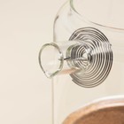 Заварочный чайник SL Home «Алькорноке», 600 мл, 17×10×15 см, на пробковой подставке, стекло, прозрачный - Фото 4