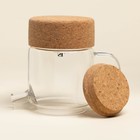 Заварочный чайник SL Home «Алькорноке», 600 мл, 17×10×15 см, на пробковой подставке, стекло, прозрачный - Фото 5