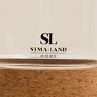 Заварочный чайник SL Home «Алькорноке», 600 мл, 17×10×15 см, на пробковой подставке, стекло, прозрачный - Фото 7