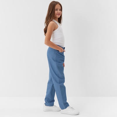 Джинсы для девочки MINAKU: Jeans collection, синие, рост 122 см