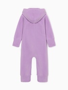 Комбинезон флисовый детский MINAKU: Fleece Soft, сиреневый, рост 98 см - фото 59824164