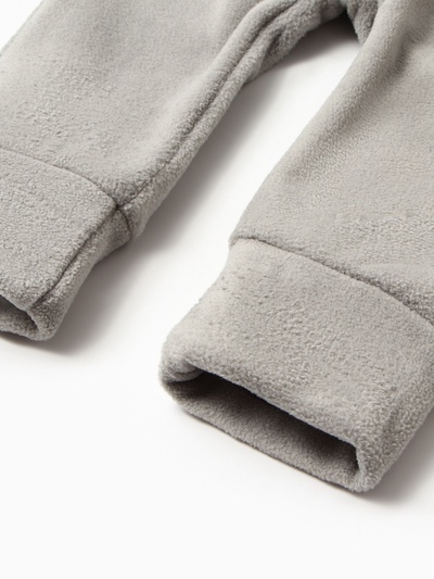Комбинезон флисовый детский MINAKU: Fleece Soft, серый, рост 92-98 см