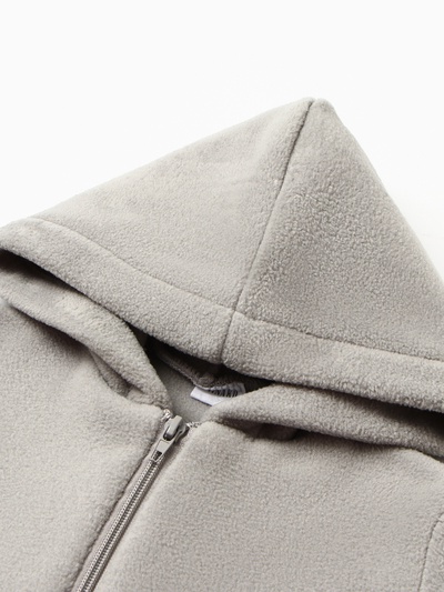 Комбинезон флисовый детский MINAKU: Fleece Soft, серый, рост 92-98 см