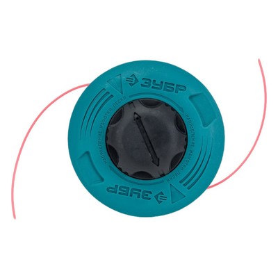 Катушка для триммера ЗУБР КТ-10Л, 71115, полуавтоматическая, М10×1.25 LH, леска 2 - 3 мм