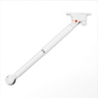 Газлифт 80N CAPPIO, доводчик, бесшумное открывание/закрывание, белый, дополнительная защита, 2 шт. 10771982