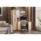 Надстройка компьютерного стола «Лайт - 1», 1200×400×1050 мм, цвет дуб сонома/белый - Фото 3