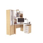 Стол компьютерный угловой «Лайт – 2», 1200×1200×750 мм, цвет дуб сонома/белый - Фото 4