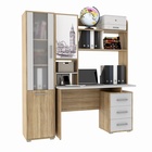 Стеллаж «Лайт – 2», 400×400×1800 мм, цвет дуб сонома/белый - Фото 3