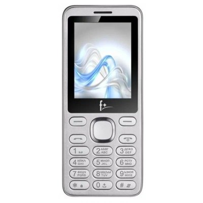 Сотовый Сотовый телефон F+ S240 Silver, серебристый, 32MB, 2 Sim