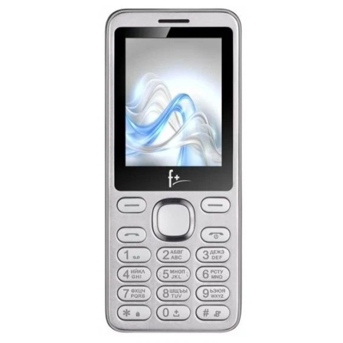 Сотовый Сотовый телефон F+ S240 Silver, серебристый, 32MB, 2 Sim - Фото 1