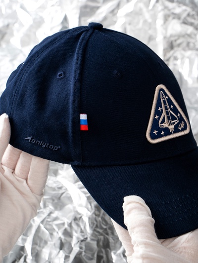 Кепка РОСКОСМОС х ONLYTOP, р. 56-58, синяя