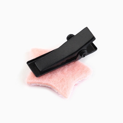 Заколки для волос с блёстками, набор 4 шт., 2 см, «Кошечка Мари»