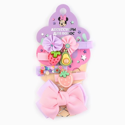 Набор заколок для волос, 5 шт., Минни Маус