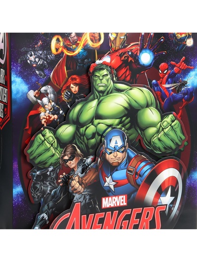 Пакет подарочный 3Д 40х31х11.5 см, Мстители