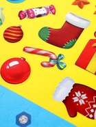 Роспись по дереву на новый год. Игровой набор для детей «Нарядные елочки», набор для творчества - Фото 7