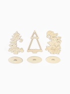 Роспись по дереву на новый год. Игровой набор для детей «Нарядные елочки», набор для творчества - Фото 10