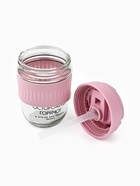 Стакан с крышкой «Осторожно, горячо», 350 мл, стекло, розовый - Фото 6