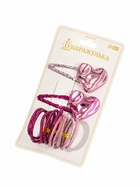 Набор для волос «Беатрис», 10 резинок 3 см, 2 заколки 5.5 см, сердце, розовый 10455004