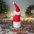 Игрушка мягкая «Дед Мороз с ремешком, длинные ножки» 58×20 см, красный - Фото 3