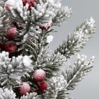 Фигура светодиодная «Зимняя хвоя» 35×27×27 см, 20 LED, батарейки AG13×3 (в комплекте), свечение тёплое белое - Фото 3