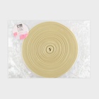 Стропа ременная, 20 мм, 50±1 м, плотность 8.2 гр/м, бежевая №22 - Фото 3