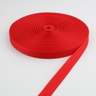 Стропа ременная, 20 мм, 50±1 м, плотность 8.2 г/м, красная №35 - Фото 2