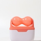 Криомассажёр для лица 2 в 1, 10×8 см, бежевый - Фото 4