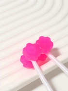 Массажёр для лица, 12×3.5 см, 2 ролика, розовый - Фото 3