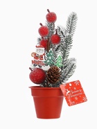 Новогодняя композиция на стол «Зимнее волшебство. Яркий праздник», в горшке, 20×7 см - Фото 7
