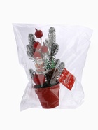 Новогодняя композиция на стол «Зимнее волшебство. Яркий праздник», в горшке, 20×7 см - Фото 8