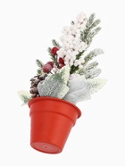 Новогодняя композиция на стол «Зимнее волшебство. Яркий праздник», в горшке, 24×7 см - Фото 6