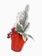 Новогодняя композиция на стол «Зимнее волшебство. Яркий праздник», в горшке, 24×7 см - Фото 6