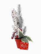 Новогодняя композиция на стол «Зимнее волшебство. Яркий праздник», в горшке, 24×7 см - Фото 7