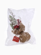 Новогодняя композиция на стол «Зимнее волшебство. Яркий праздник», в мешочке, 25×10 см - фото 60846805