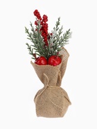 Новогодняя композиция на стол «Зимнее волшебство. Яркий праздник», в мешочке, 23×10 см - фото 60150954