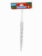 Ёлочная игрушка «Зимнее волшебство. Сосулька», 14.5×1 см, прозрачный перелив - фото 118987412 Ёлочная игрушка «Зимнее волшебство. Сосулька», 14.5×1 см, прозрачный перелив - фото 118987412