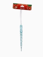 Ёлочная игрушка «Зимнее волшебство. Сосулька», 14.5×1 см, голубой перелив - Фото 5