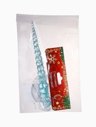 Ёлочная игрушка «Зимнее волшебство. Сосулька», 14.5×1 см, голубой перелив 10514356