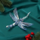 Ёлочная игрушка «Зимнее волшебство. Стрекоза», 10×13 см, фиолетовый перелив 10514358 Ёлочная игрушка «Зимнее волшебство. Стрекоза», 10×13 см, фиолетовый перелив 10514358