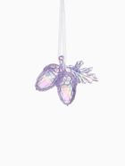 Ёлочная игрушка «Зимнее волшебство. Жёлуди», 7×9 см, розовый перелив 10514359