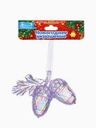 Ёлочная игрушка «Зимнее волшебство. Жёлуди», 7×9 см, розовый перелив 10514359